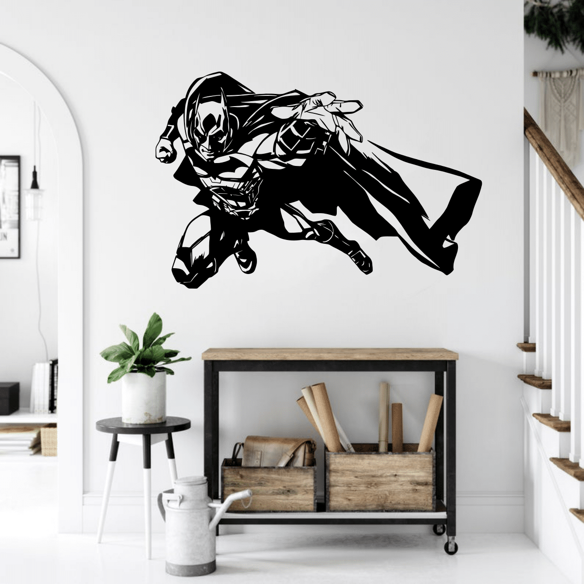 Batman Wall Panel Decor Free Vector - Dezin
