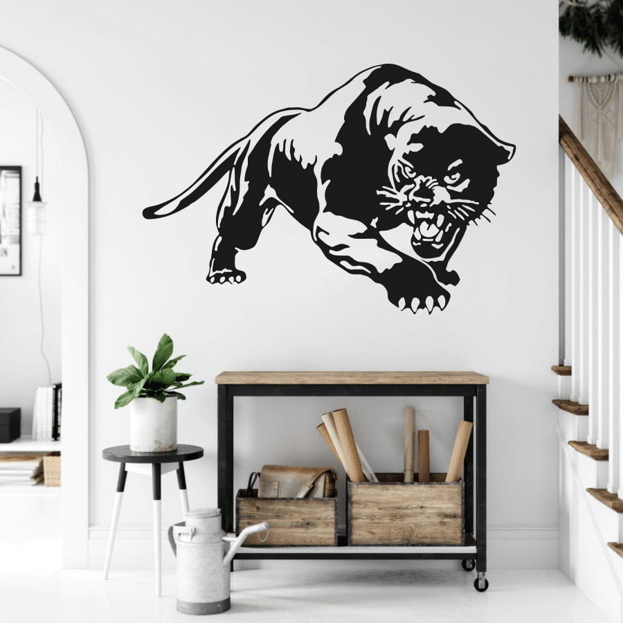 Black Panther Metal Wall Art Panther Metal Wall Decor