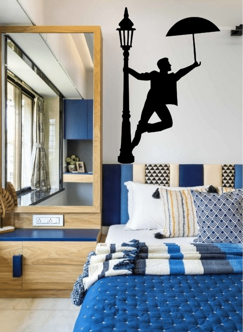 Dancing in the rain Silhouette Free Vector - Dezin