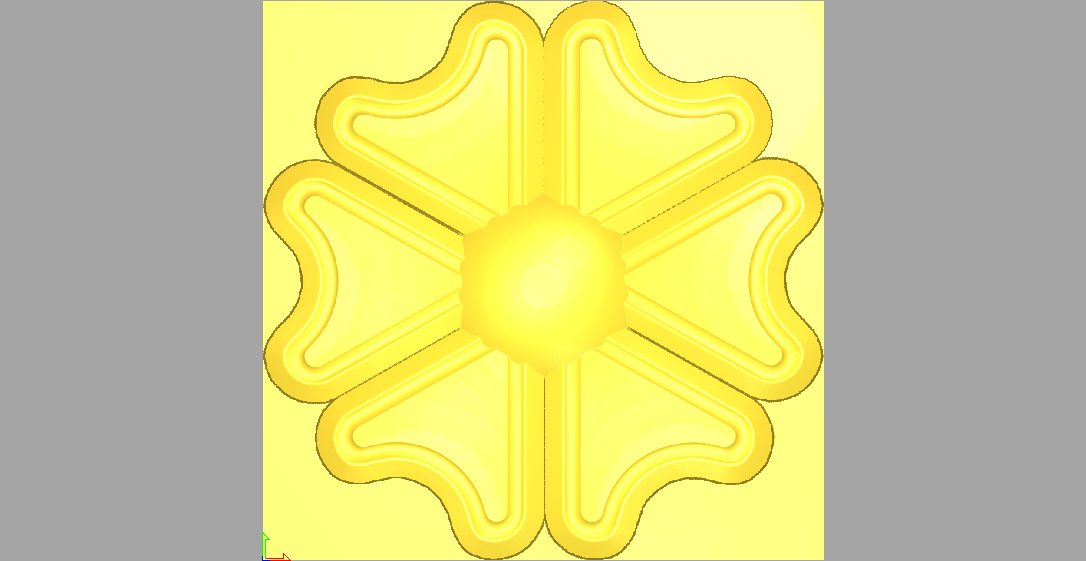Decorative Pattern Design 3d Model for CNC Wood Carving 12 - Dezin