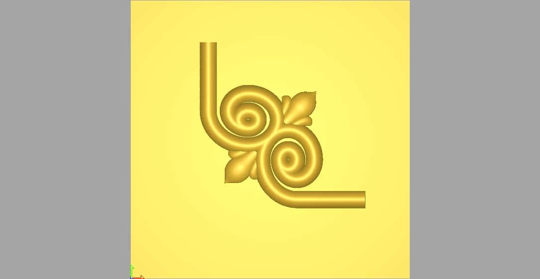Decorative Pattern Design 3d Model for CNC Wood Carving 48 - Dezin