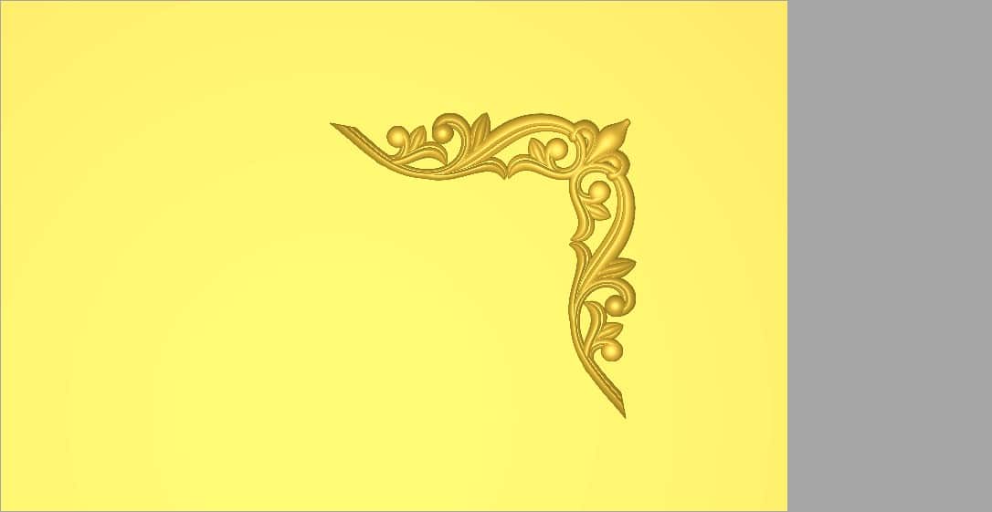 Decorative Pattern Design 3d Model for CNC Wood Carving 51 - Dezin