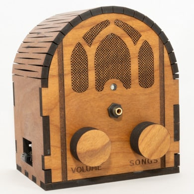 Laser Cut Case for Dementia Friendly Music Player Cherry SVG Vector - Dezin