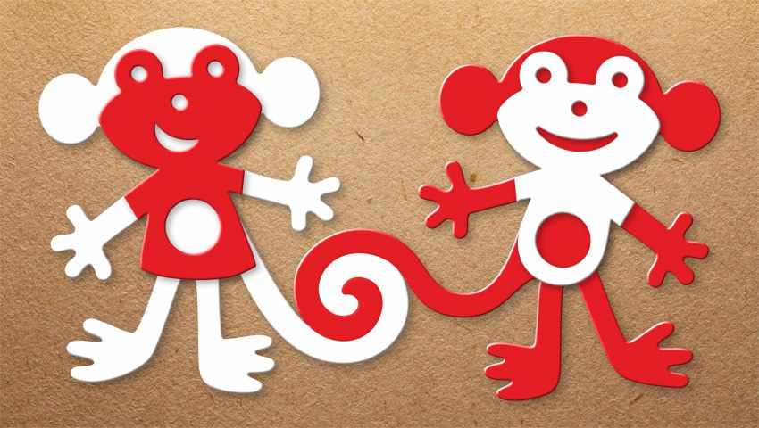 Laser Cut Monkey CDR Free Vector - Dezin