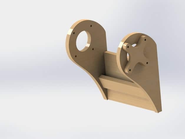 Laser Cut Sandpaper Holder Free DXF File - Dezin