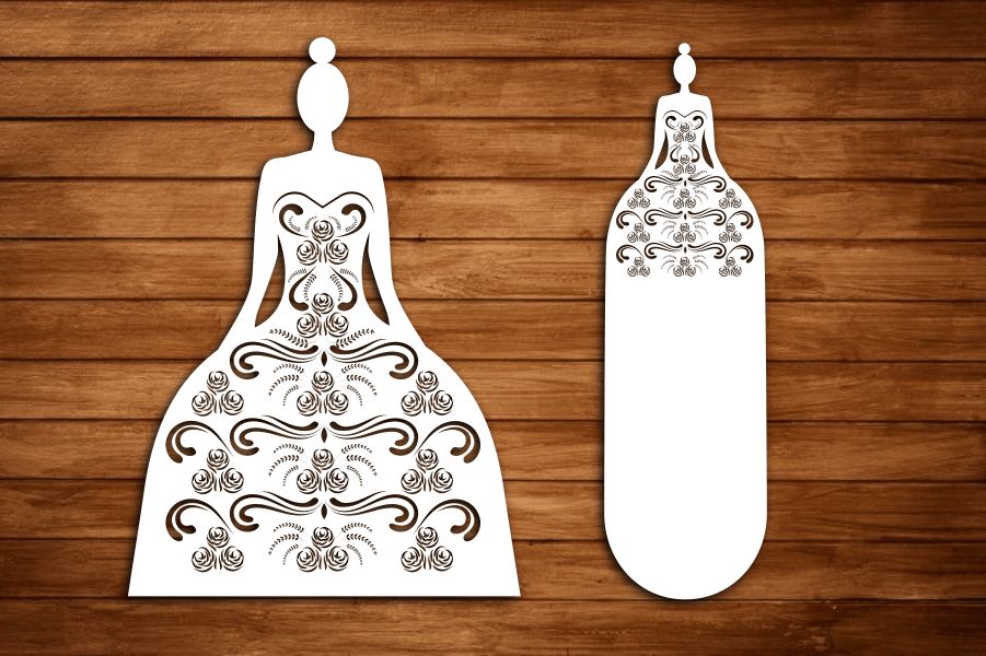 Download Laser Cut Wedding Cut File Free SVG Vector - Dezin.info