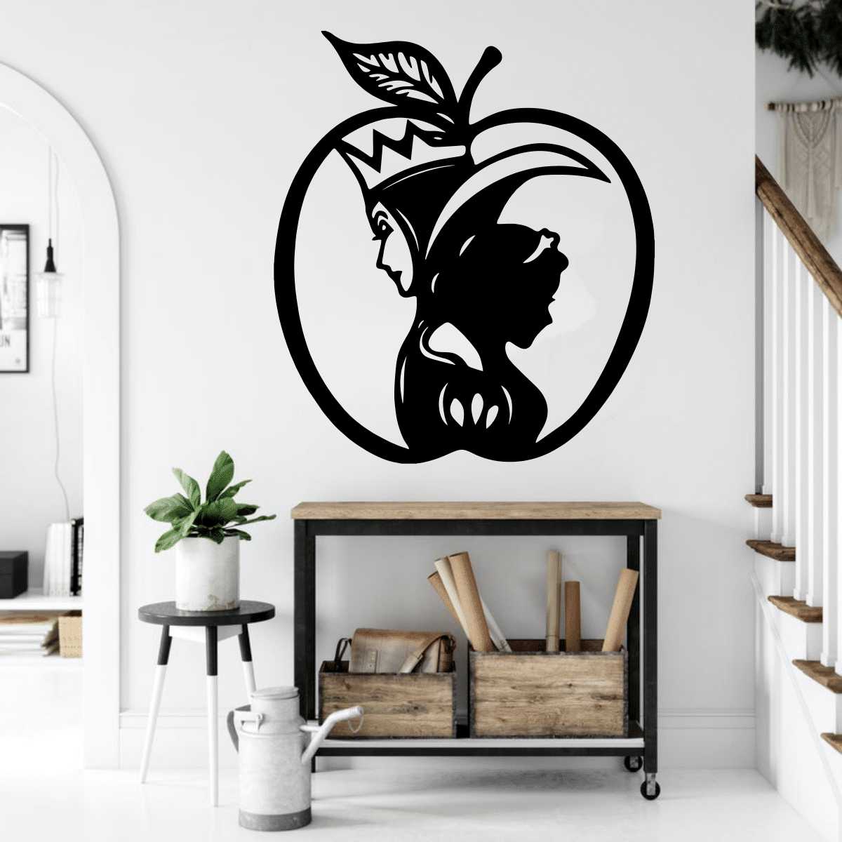 Queen in Apple Wall Decor Free Vector - Dezin