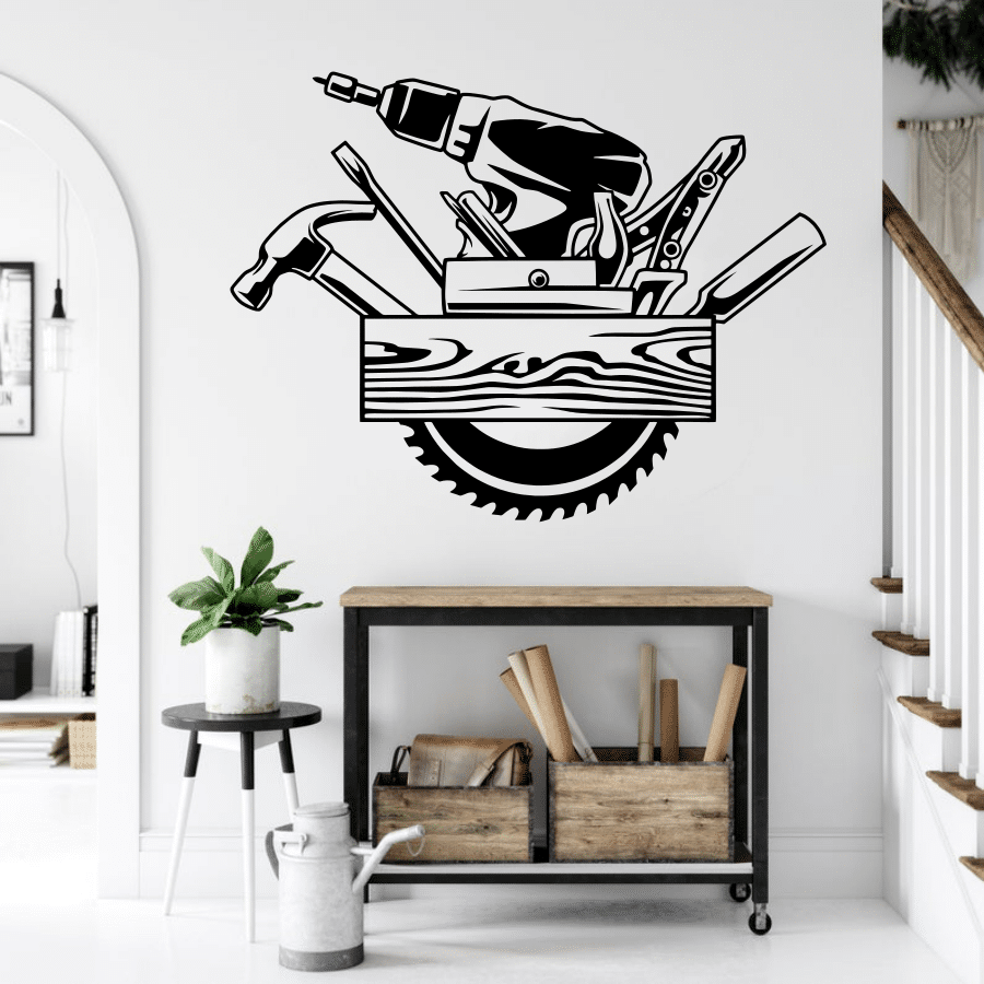 Repair Kit Metal Wall Art, Metal Wall Decor - Dezin