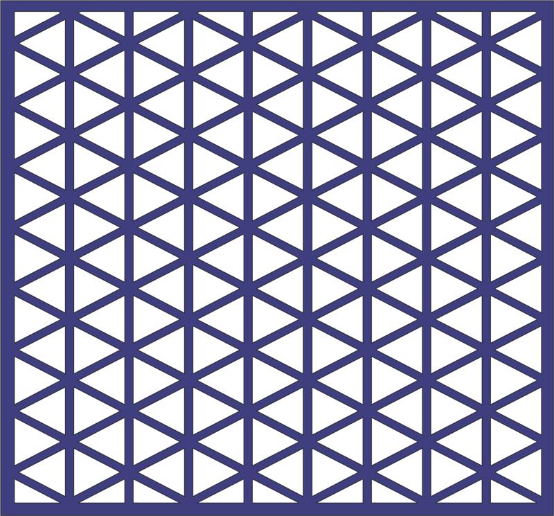Repeating Triangle Pattern DXF File - Dezin