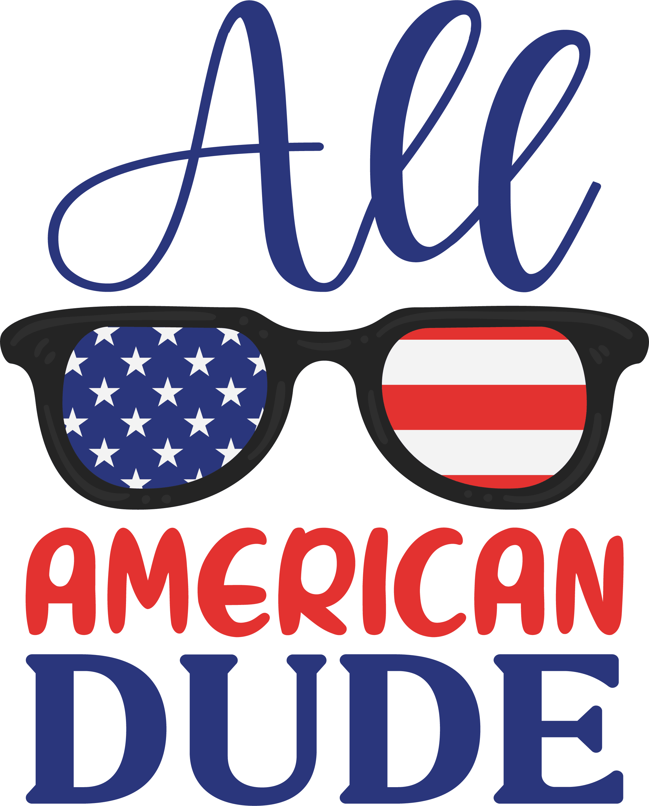 All American Dude Free Vector File - Dezin