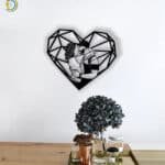 Couple with Heart Wall Decor