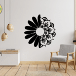 Daisy Mandala Floral SVG Sunflower Mandala Decor Free Vector