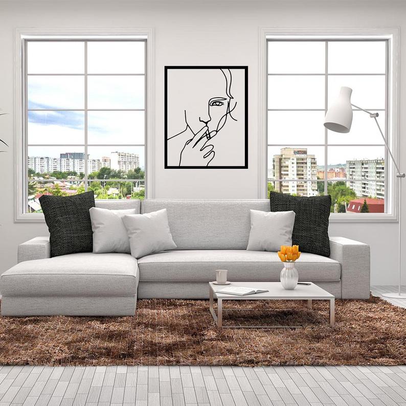 Decorative Image Metal Wall Art, Metal Wall Hangings - Dezin