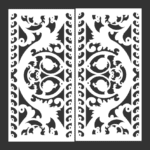 Decorative Screen Panel 03 CDR DXF Laser Cut Free Vector