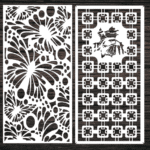 Decorative Screen Panel 17 CDR DXF Laser Cut Free Vector