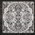 Decorative Screen Panel 25 CDR DXF Laser Cut Free Vector
