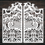 Decorative Screen Panel 27 CDR DXF Laser Cut Free Vector