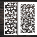 Decorative Screen Panel 56 CDR DXF Laser Cut Free Vector