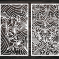 Decorative Screen Panel 61 CDR DXF Laser Cut Free Vector