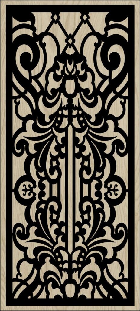 Decorative Slotted Panel 105 Pattern PDF File
