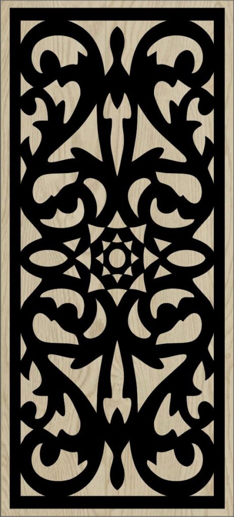 Decorative Slotted Panel 109 Pattern PDF File