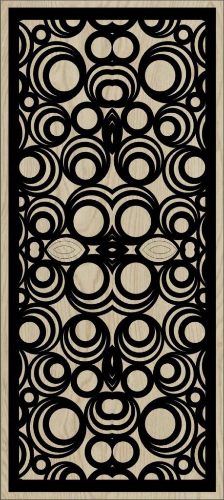 Decorative Slotted Panel 115 Pattern PDF File