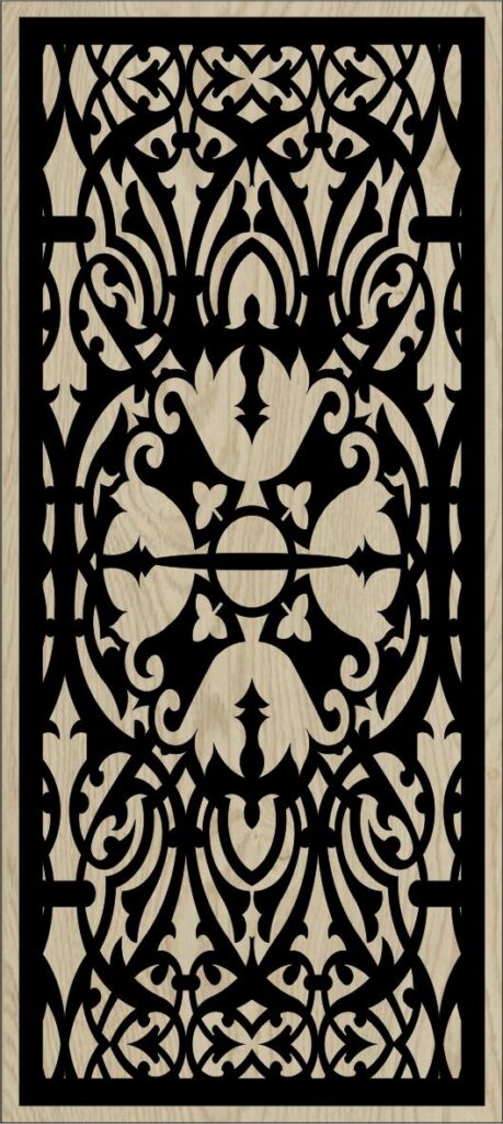 Decorative Slotted Panel 116 Pattern PDF File