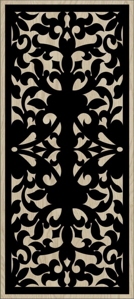 Decorative Slotted Panel 117 Pattern PDF File