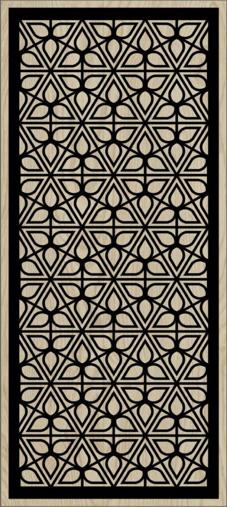 Decorative Slotted Panel 119 Pattern PDF File