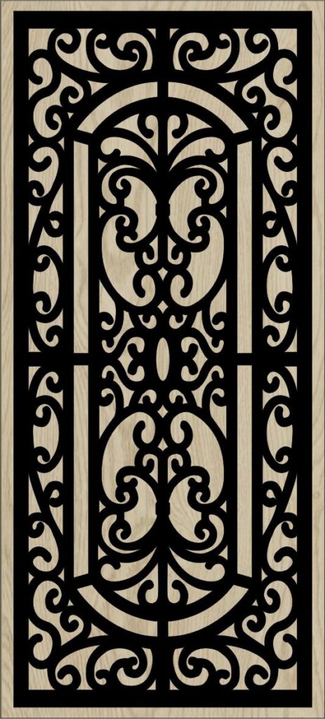 Decorative Slotted Panel 123 Pattern PDF File