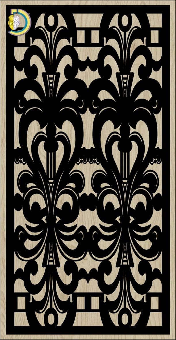 Decorative Slotted Panel 315 Pattern PDF File
