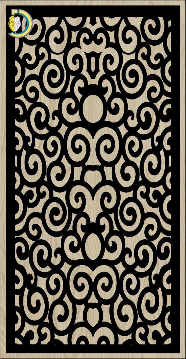 Decorative Slotted Panel 327 Pattern PDF File