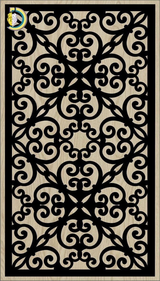 Decorative Slotted Panel 357 Pattern PDF File