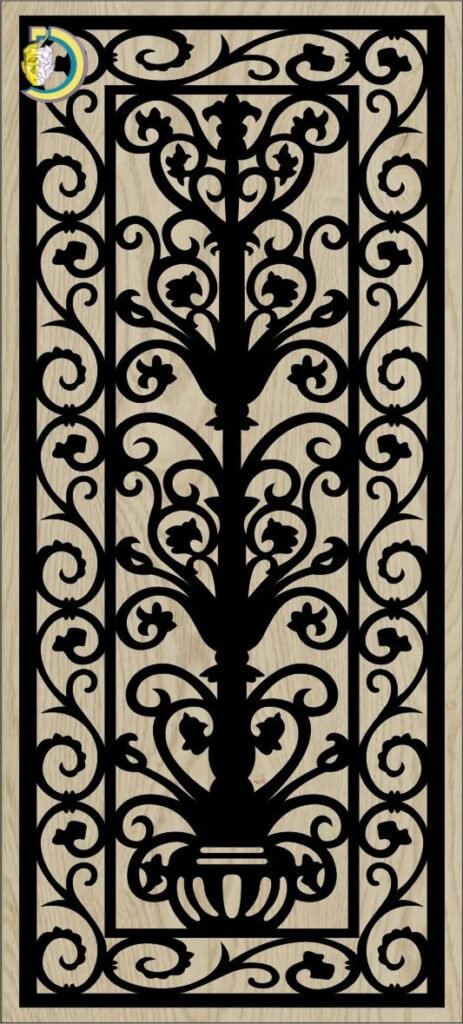 Decorative Slotted Panel 362 Pattern PDF File