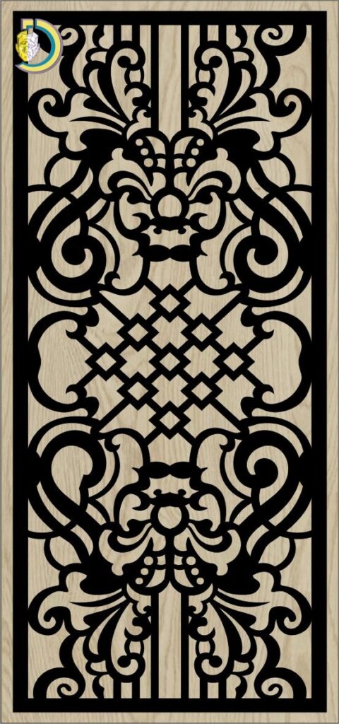 Decorative Slotted Panel 372 Pattern PDF File