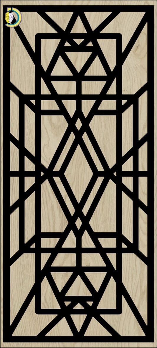 Decorative Slotted Panel 523 Pattern PDF File
