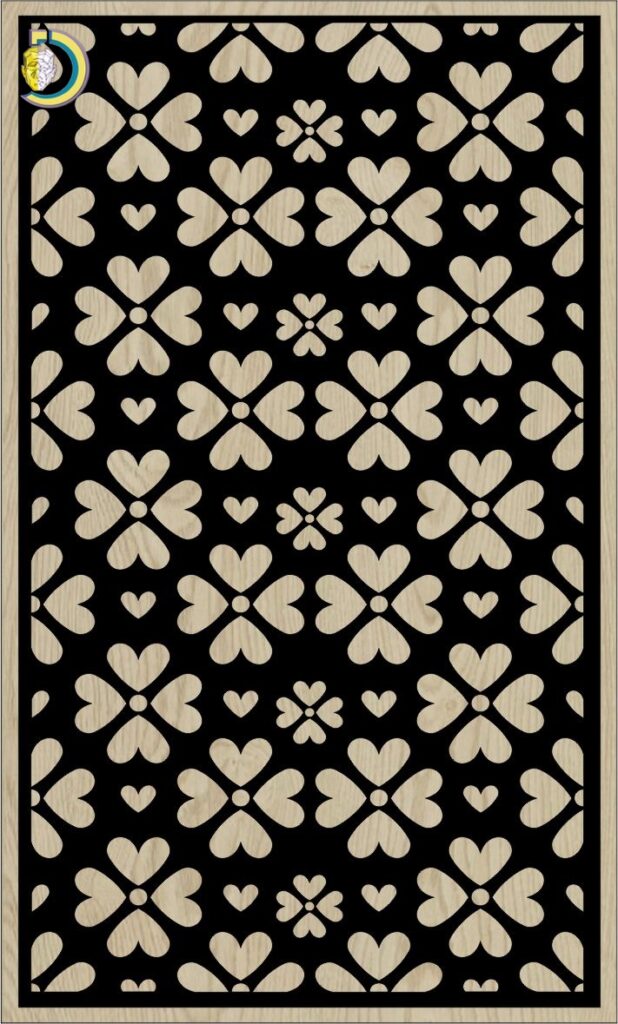 Decorative Slotted Panel 595 Pattern PDF File