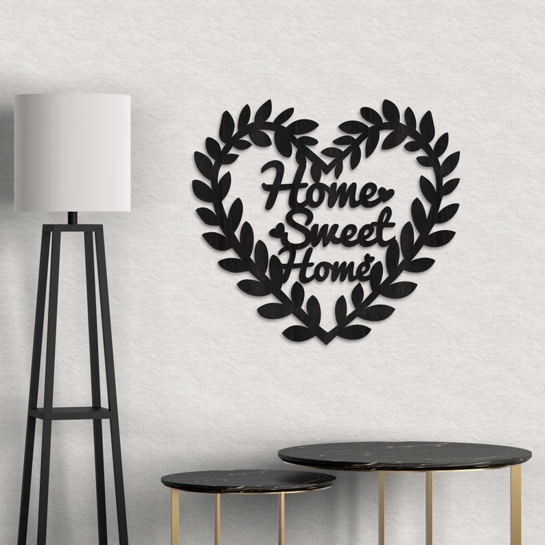 Home Sweet Home Wooden Wall Decor Wooden Wall Decor - Dezin