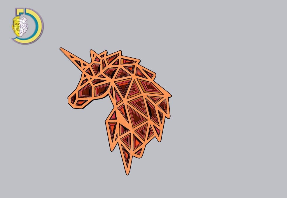 Horse Mandala Wood Decor Wood Wall Art Vector - Dezin Horse Mandala Wood Decor Wood Wall Art Vector