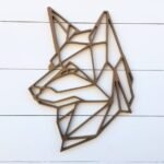 Laser Cut Geometric Dog Wall Hanging German Shepard Wall Art