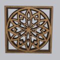 Laser Cut Layered Mandala Plywood Free Vector