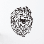 Laser Cut Lion King Wood, Metal 3mm Vector Cut Files