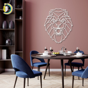 Lion Animal Metal Decoration Metal Wall Sculpture