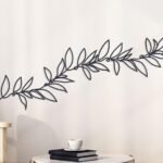 Olive Leaf Wall Art, Flower Leaf Metal Wall Decor