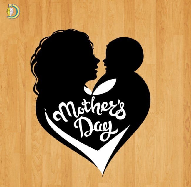 Download Mother's Day Laser Cutting CDR DXF Free Vector - Dezin.info