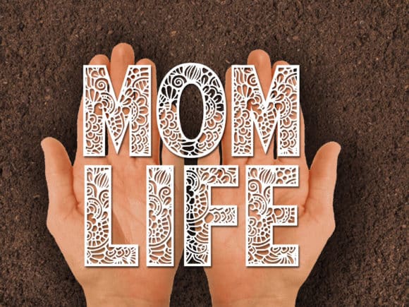 Papercut Mom Life SVG Cut File - Dezin