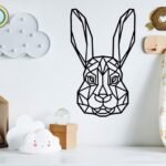 Rabbit Face SVG Happy Easter SVG Bunny Head Silhouette Free Vector