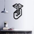 Silence Metal Wall Decor Metal Wall Art Decor
