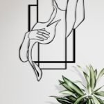 Tricorn Decor Women , Home Wall Art, Line Abstract Art