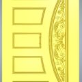 3D Door Design 028 Wood Carving Free RLF File For CNC Router
